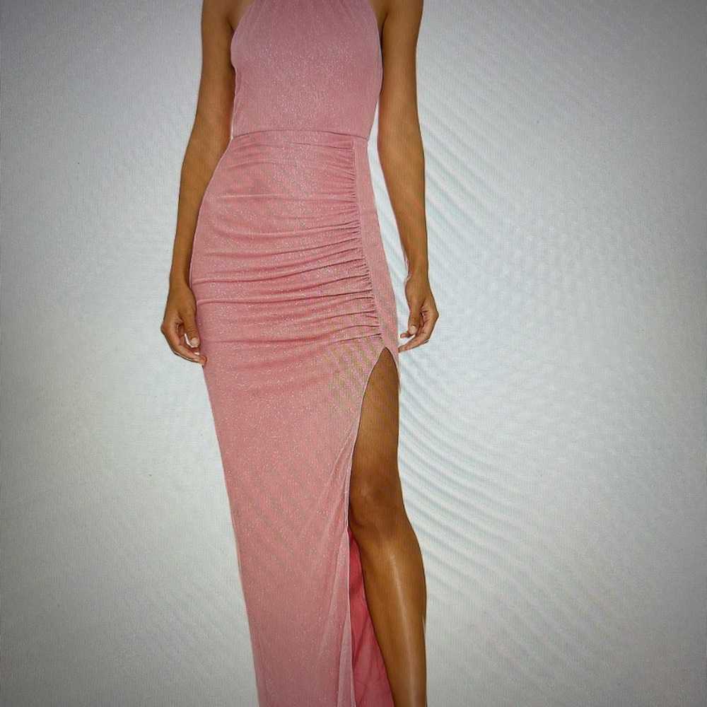 Revolve Bea Halter Maxi Dress